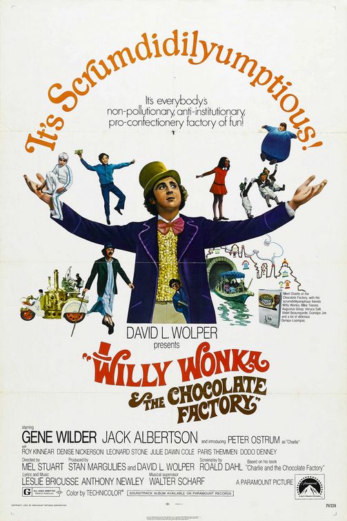 Willy Wonka and the Chocolate Factory afişi
