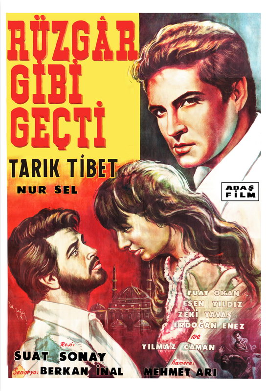 Rüzgar Gibi Geçti afişi