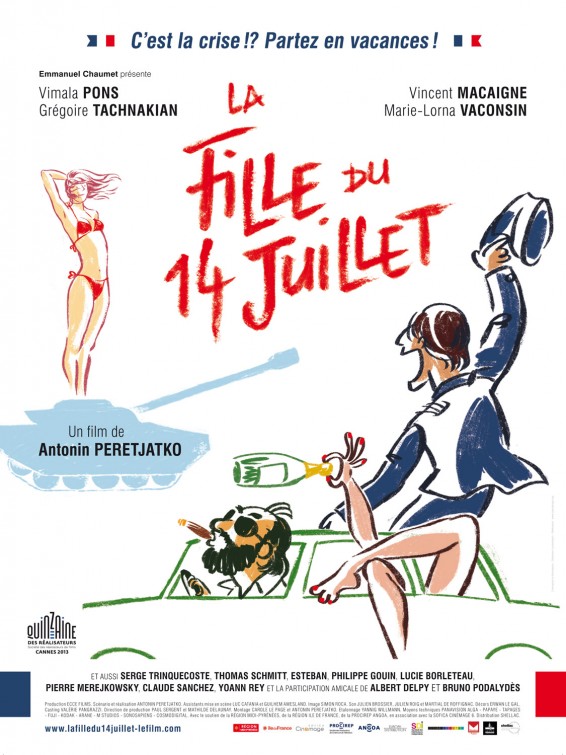 La fille du 14 juillet afişi