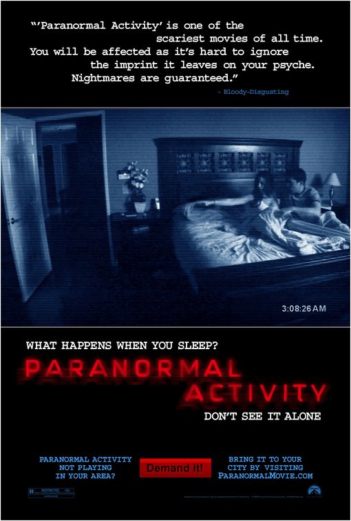 Paranormal Activity afişi