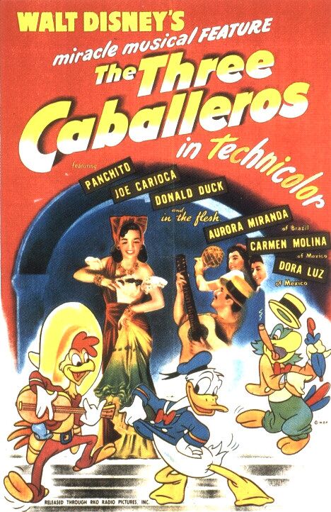 The Three Caballeros afişi
