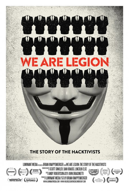 We Are Legion: The Story of the Hacktivists afişi