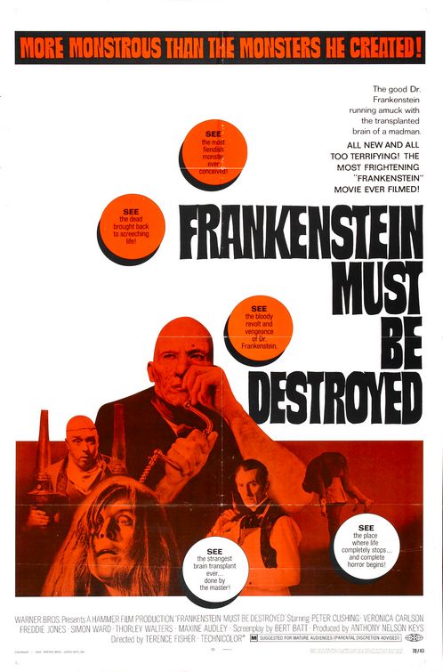 Frankenstein Must Be Destroyed afişi