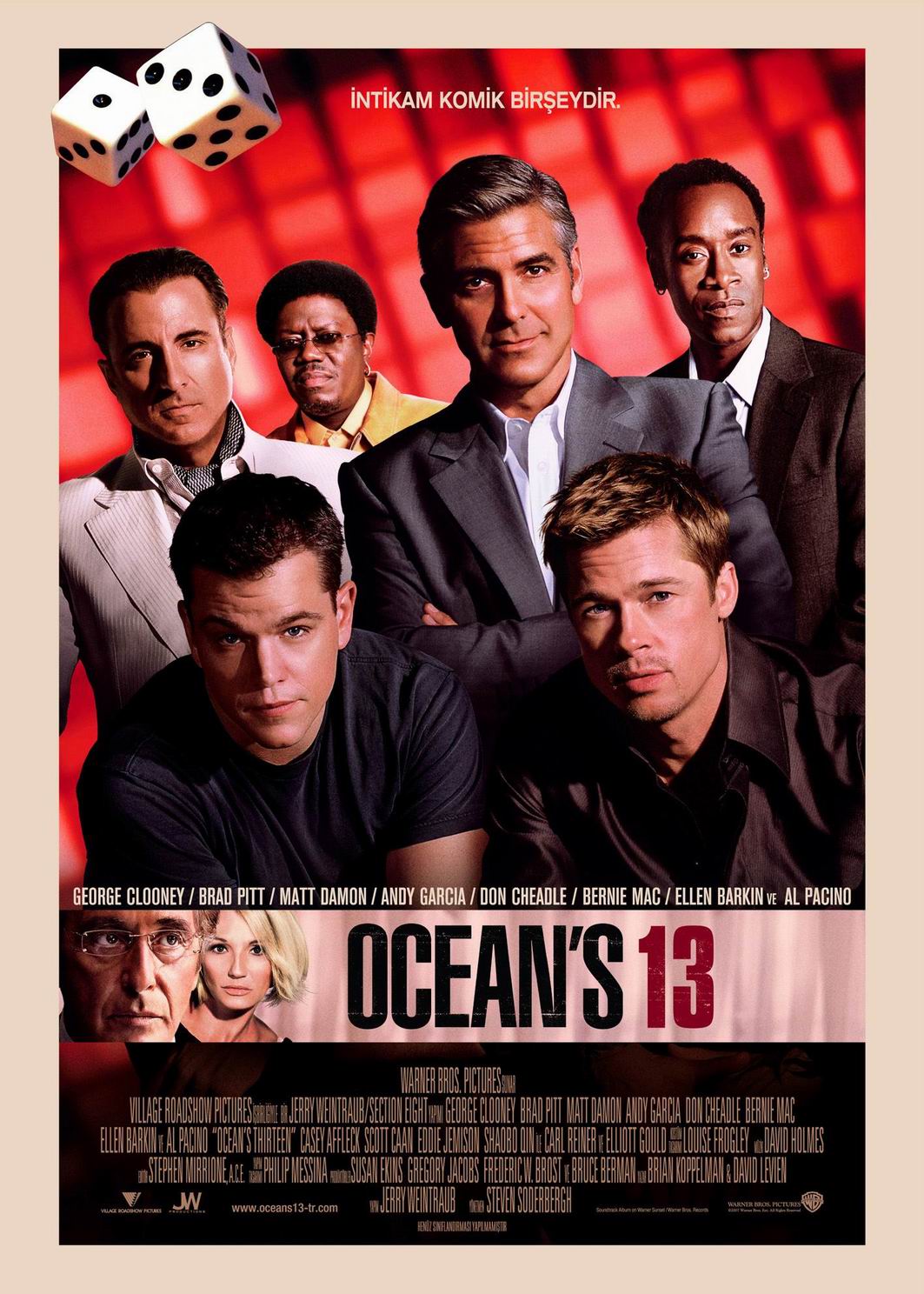 Ocean's 13 afişi