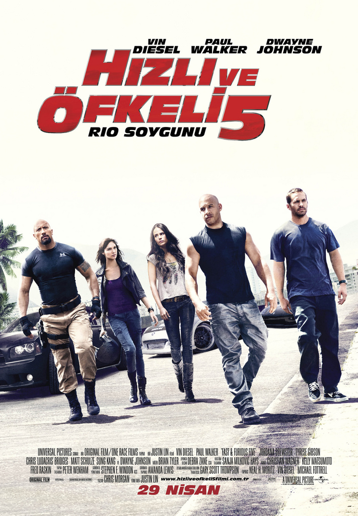 Hızlı ve Öfkeli 5: Rio Soygunu afişi