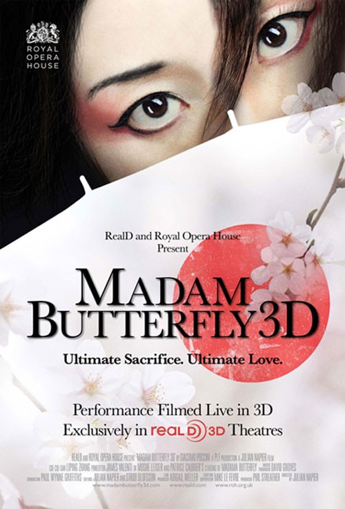 Madam Butterfly 3D afişi