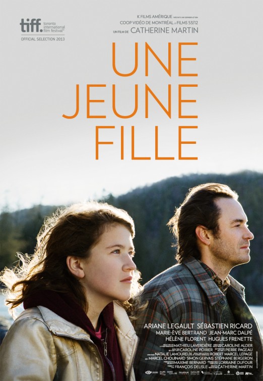 Une jeune fille afişi