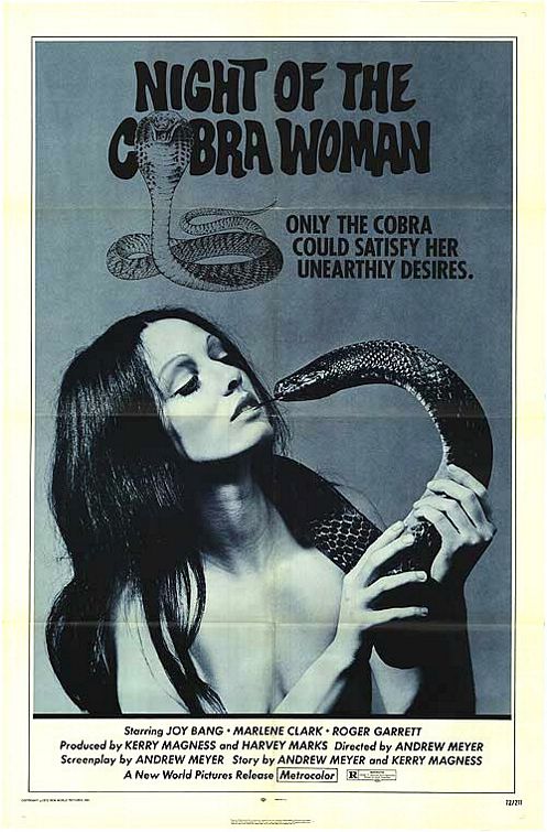 Night of the Cobra Woman afişi