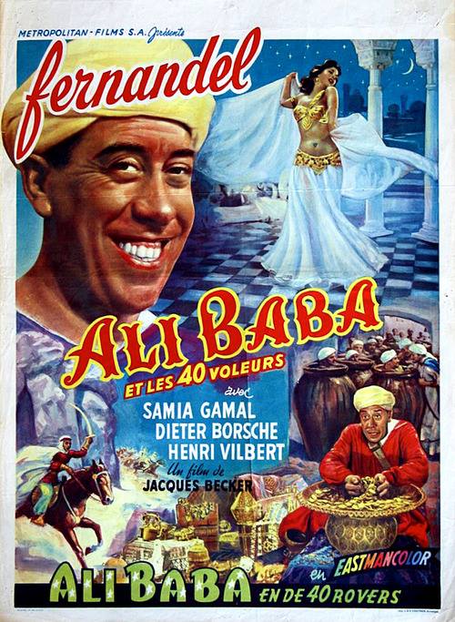 Ali Baba et les 40 voleurs afişi