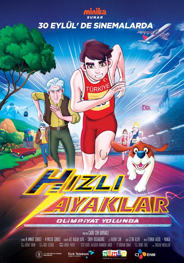 Hızlı Ayaklar - Olimpiyat Yolunda afişi