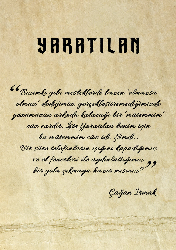 Yaratılan afişi