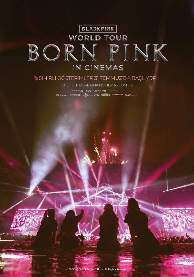 Blackpink World Tour Born Pink in Cinemas afişi