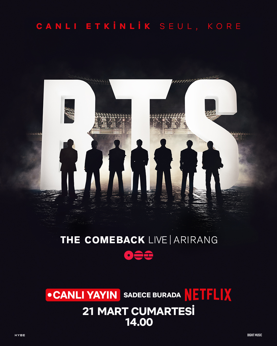 BTS THE COMEBACK LIVE | ARIRANG afişi