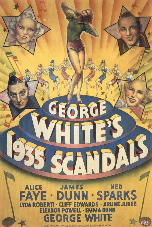 George White's 1935 Scandals afişi