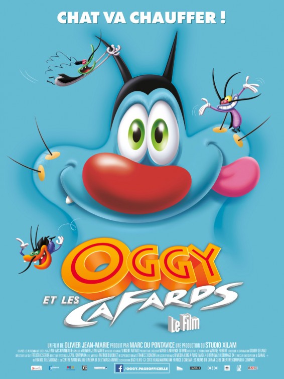 Oggy and the Cockroaches: The Movie afişi