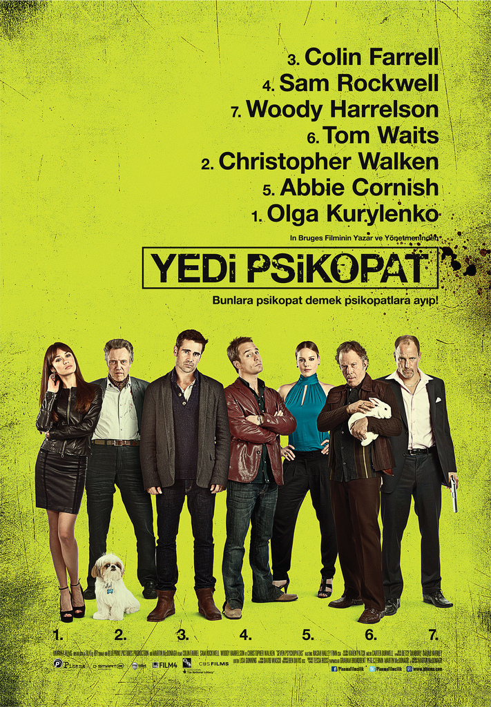 Yedi Psikopat afişi