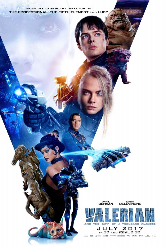 Valerian ve Bin Gezegen İmparatorluğu afişi