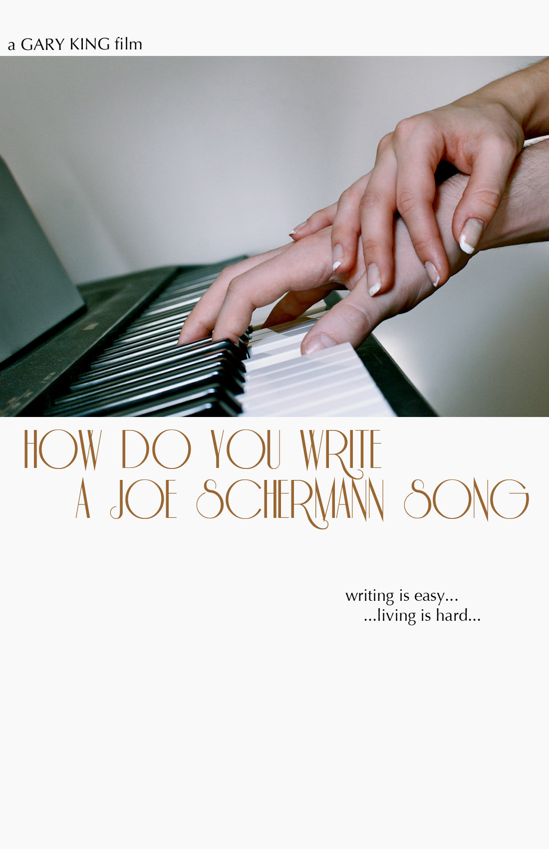 How Do You Write a Joe Schermann Song afişi