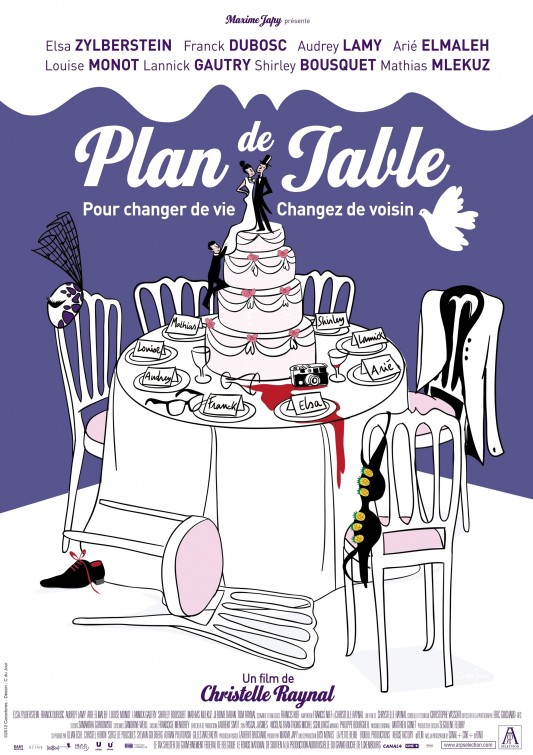 Plan de table afişi