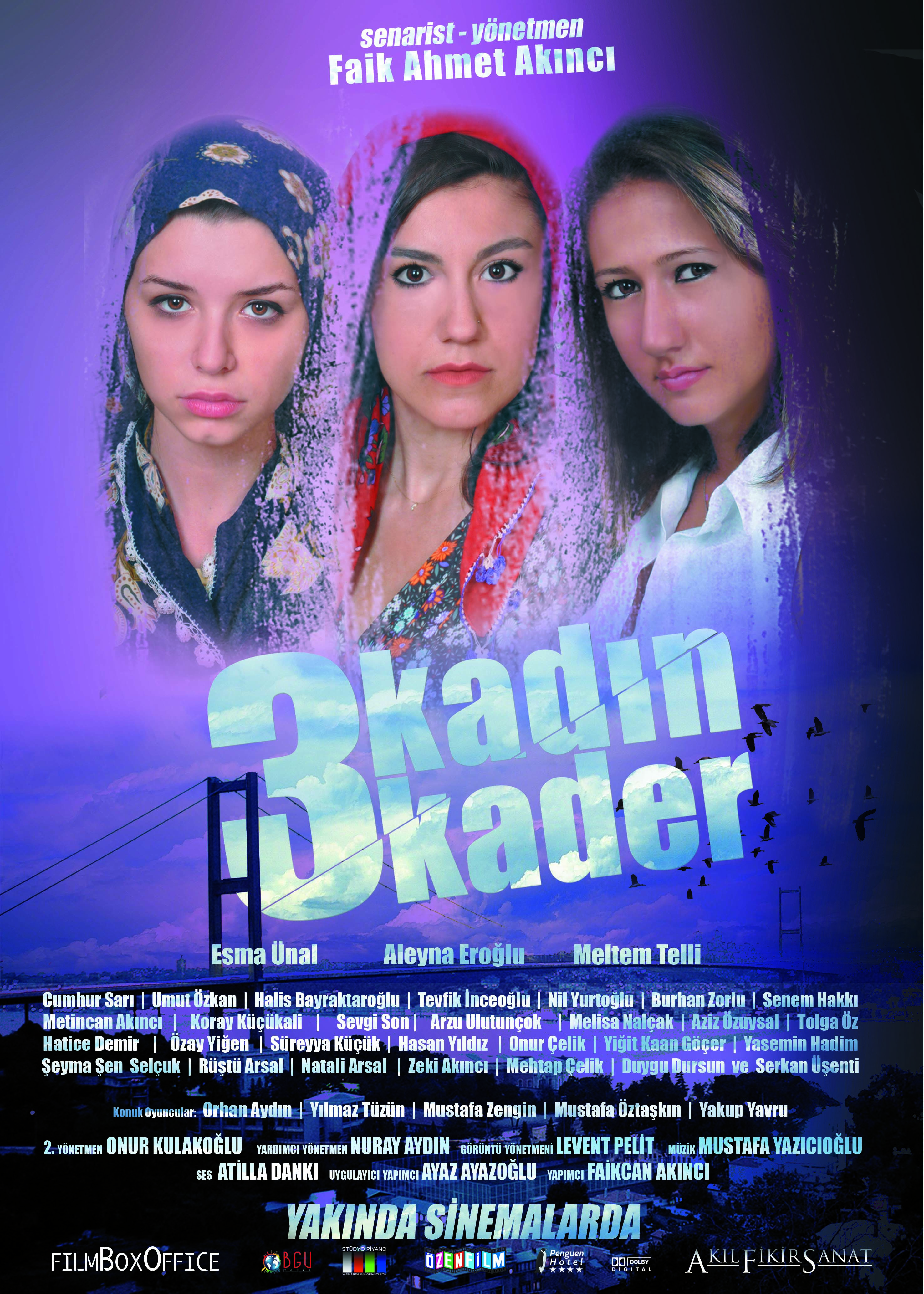 3 Kadın 3 Kader afişi