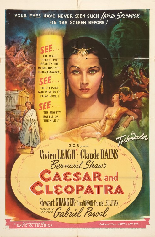 Caesar and Cleopatra afişi