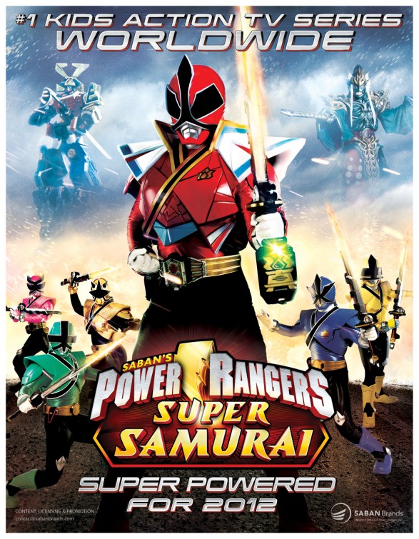 Power Rangers Samurai afişi