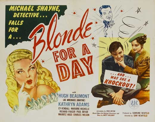 Blonde for a Day afişi