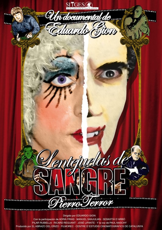 Lentejuelas de sangre afişi
