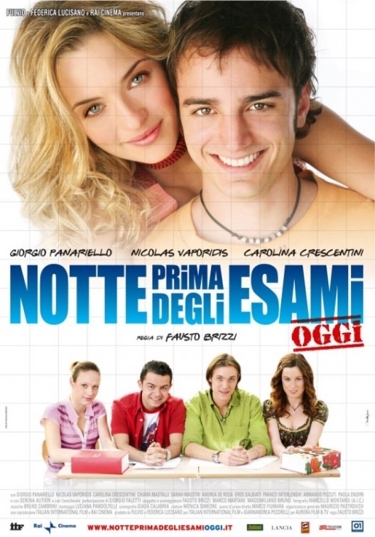 Notte prima degli esami - Oggi afişi