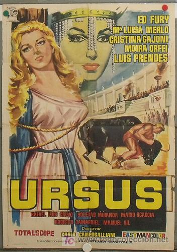 Ursus'un Aslanlar Vadisi afişi