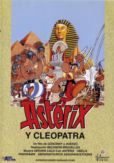 Bücür Ve Kleopatra-asterix afişi