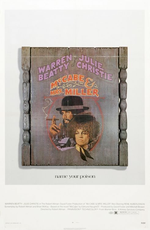 McCabe ve Bayan Miller afişi