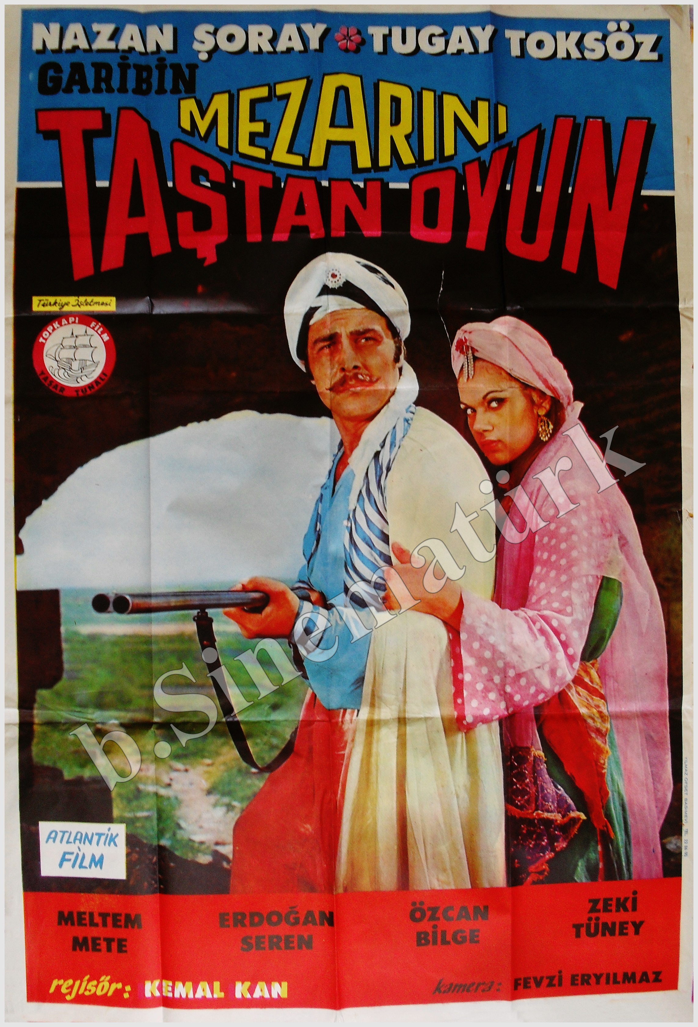 Garibin Mezarını Taştan Oyun afişi