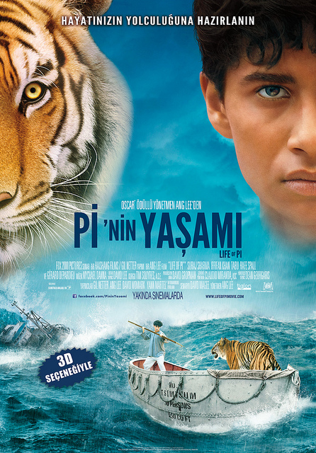 Pi'nin Yaşamı afişi