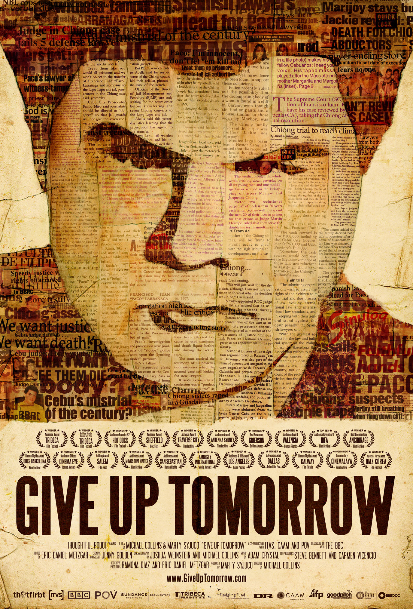 Give Up Tomorrow afişi