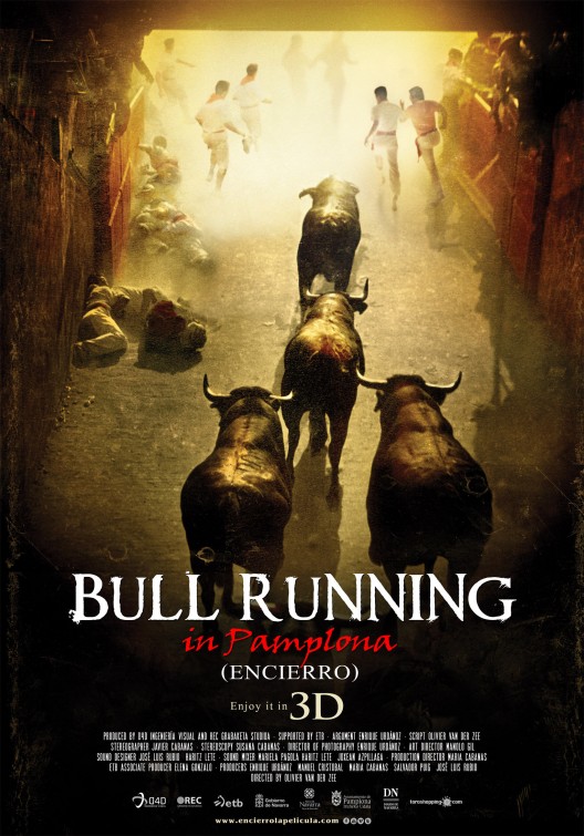 Encierro 3D: Bull Running in Pamplona afişi