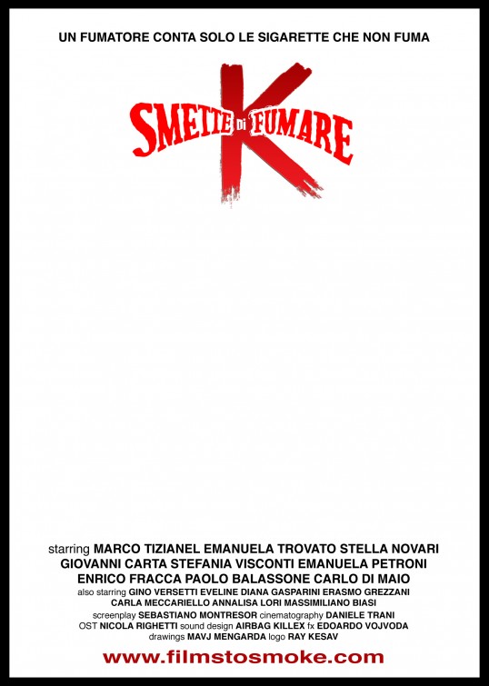 K smette di fumare afişi