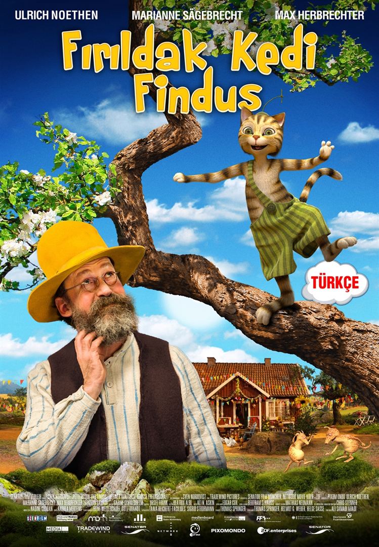 Fırıldak Kedi Findus afişi