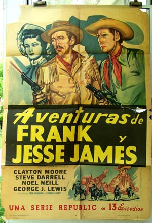 Frank ve Jesse James'in Maceraları afişi