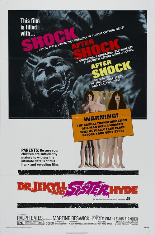 Dr Jekyll and Sister Hyde afişi