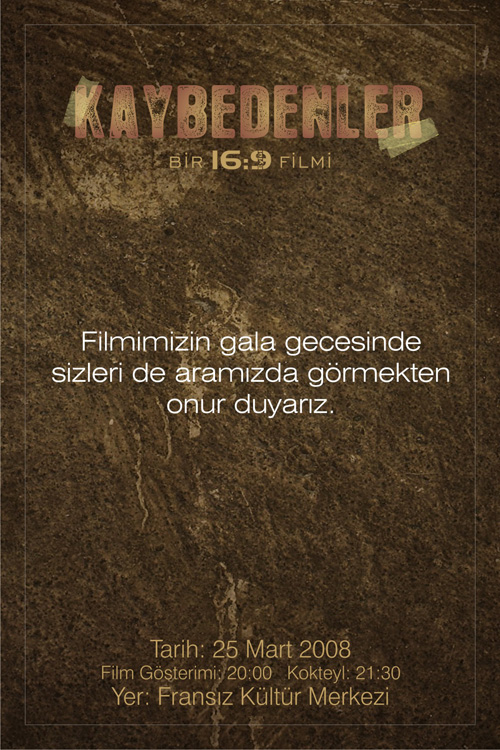 Kaybedenler afişi