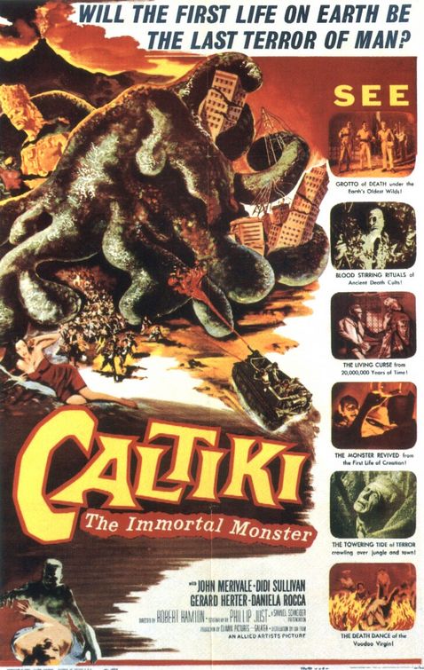 Caltiki the Undying Monster afişi