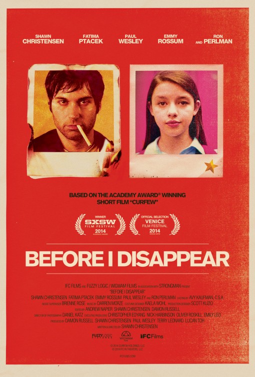 Before I Disappear afişi