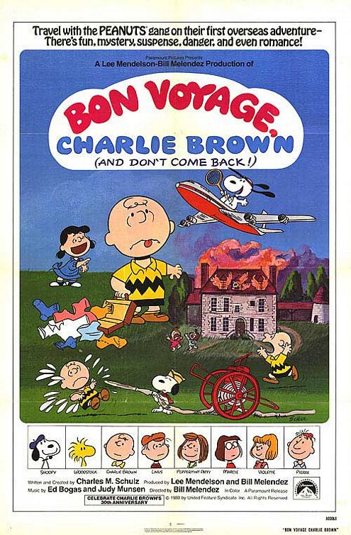 Bon Voyage, Charlie Brown afişi
