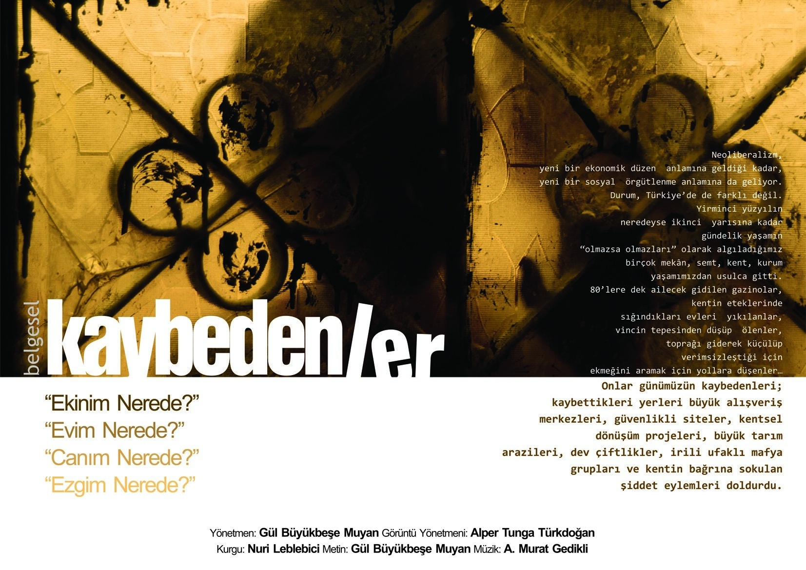 Kaybedenler afişi