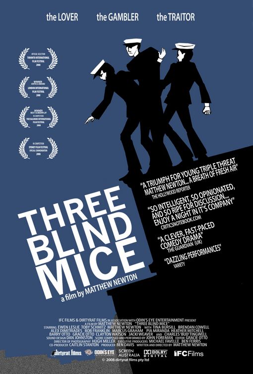Three Blind Mice, afişi