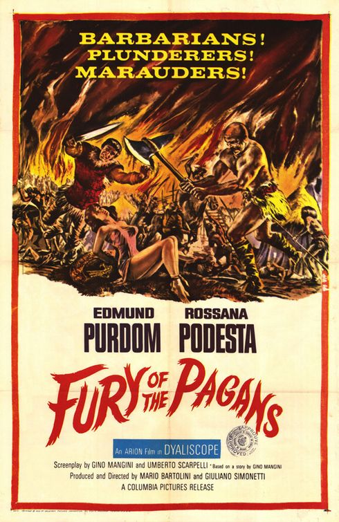 La furia dei barbari afişi