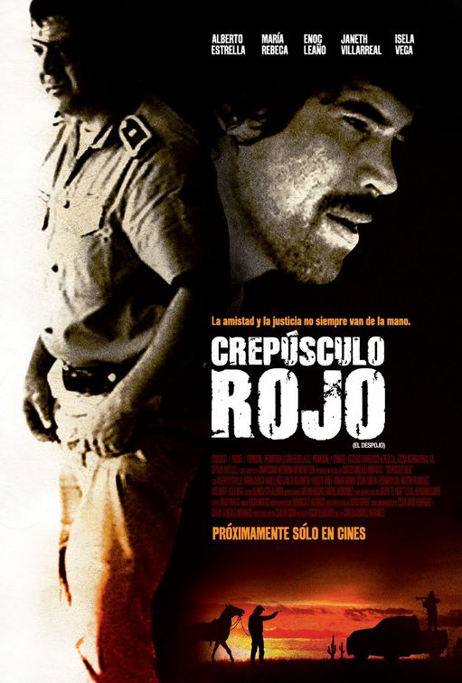 Crepúsculo rojo afişi