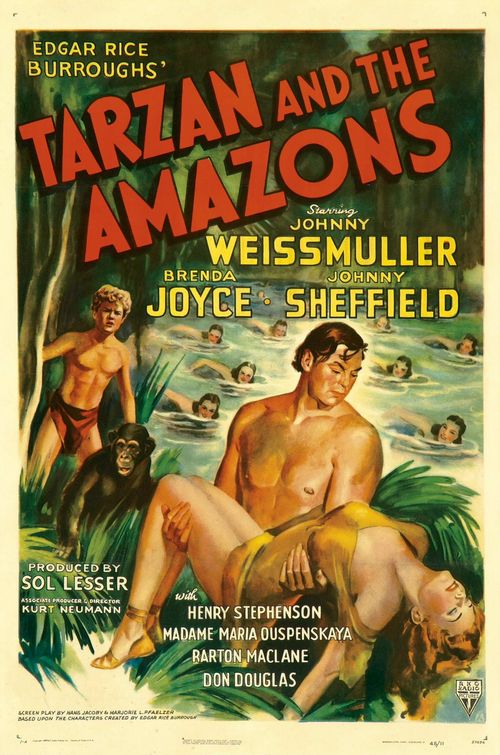 Tarzan and the Amazons afişi