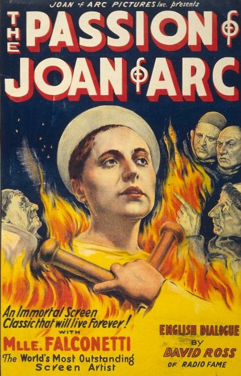 Jeanne D'arc'ın Tutkusu afişi